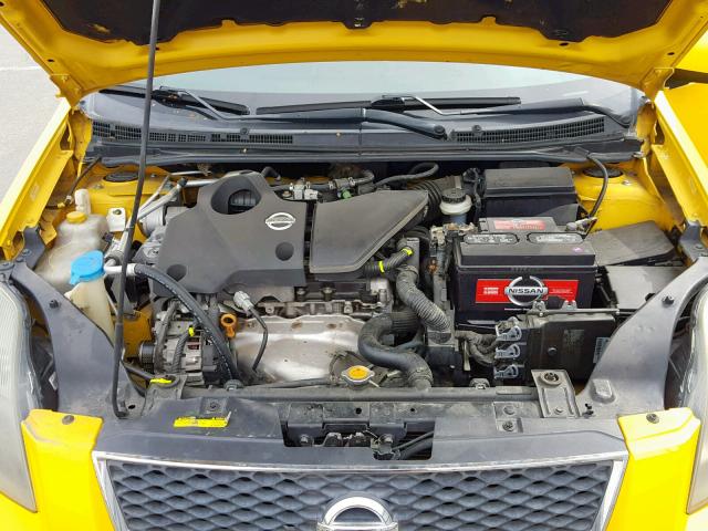 3N1CB61E07L693334 - 2007 NISSAN SENTRA SE- YELLOW photo 7