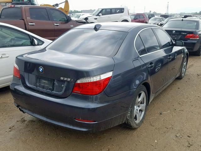 WBANW135X8CZ85237 - 2008 BMW 535 I GRAY photo 4