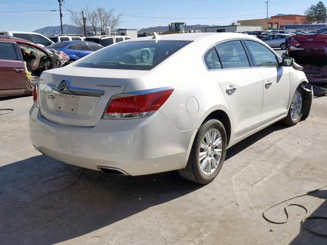 1G4GA5E34DF255079 - 2013 BUICK LACROSSE WHITE photo 4