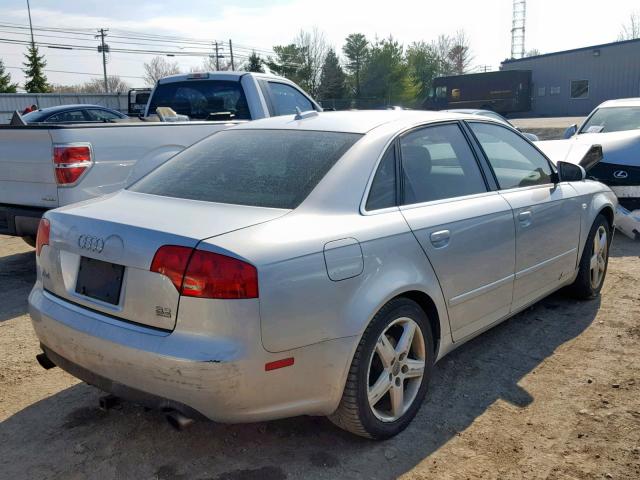 WAUDG78E95A563844 - 2005 AUDI A4 3.2 QUA SILVER photo 4