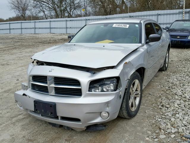 2B3CA3CV7AH248974 - 2010 DODGE CHARGER SX SILVER photo 2