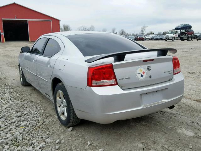 2B3CA3CV7AH248974 - 2010 DODGE CHARGER SX SILVER photo 3