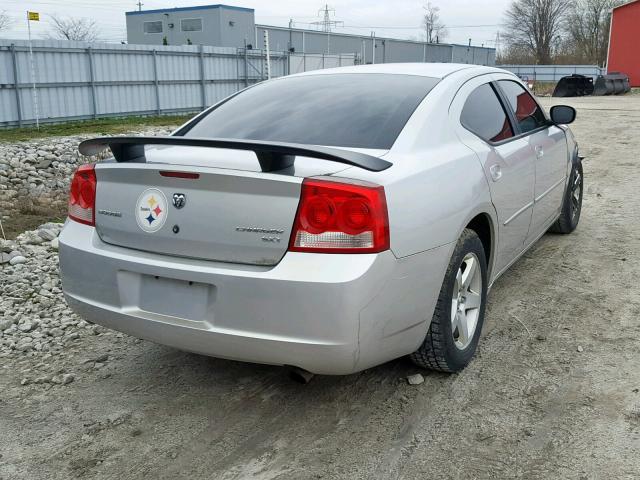 2B3CA3CV7AH248974 - 2010 DODGE CHARGER SX SILVER photo 4