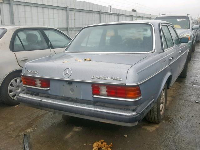 WDBAB33A9DB030191 - 1983 MERCEDES-BENZ 300 DT GRAY photo 4