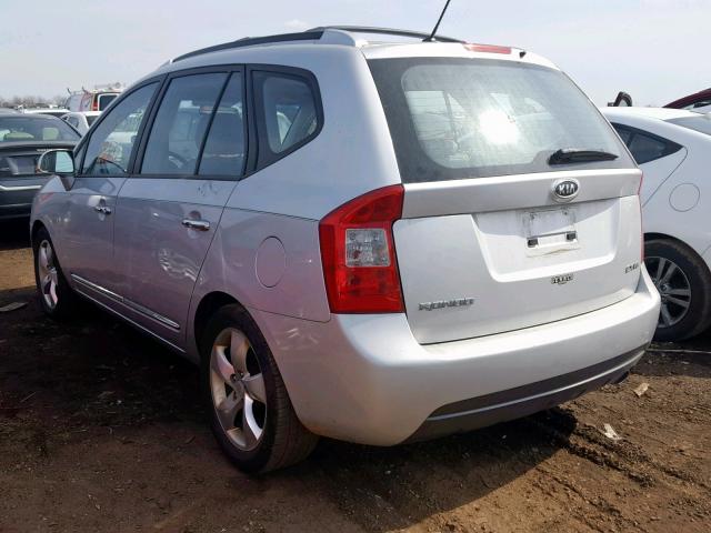 KNAFG526077120478 - 2007 KIA RONDO LX SILVER photo 3