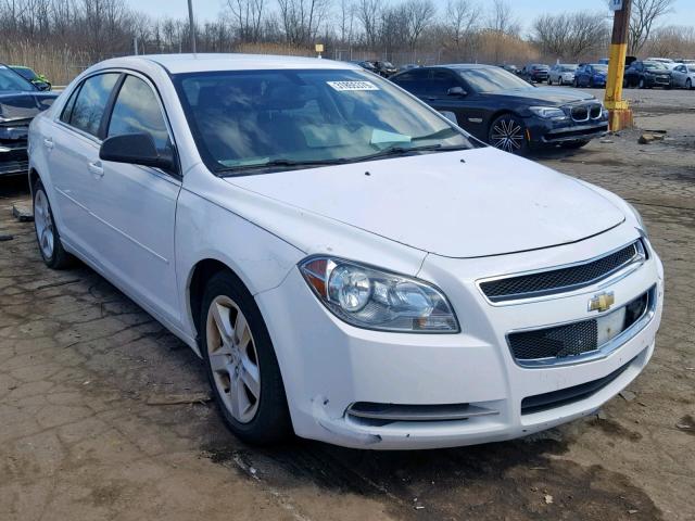 1G1ZB5EBXA4129357 - 2010 CHEVROLET MALIBU LS WHITE photo 1