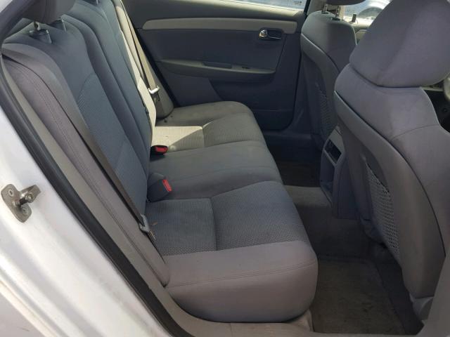 1G1ZB5EBXA4129357 - 2010 CHEVROLET MALIBU LS WHITE photo 6