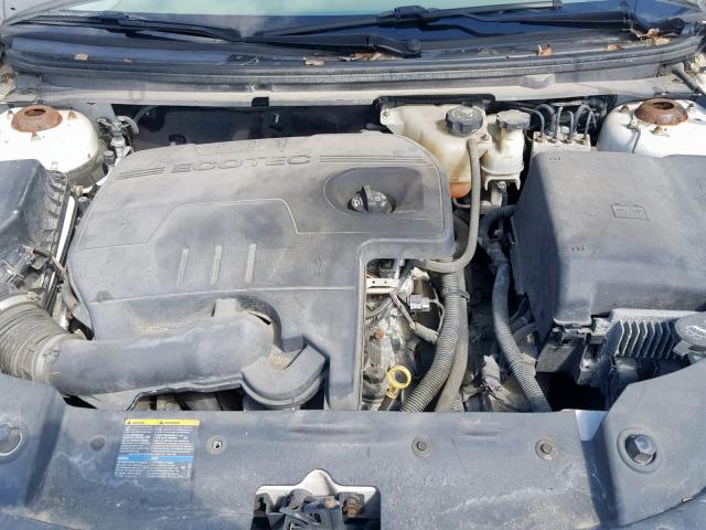 1G1ZB5EBXA4129357 - 2010 CHEVROLET MALIBU LS WHITE photo 7