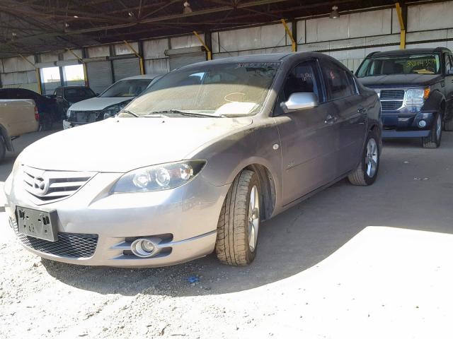 JM1BK124461422624 - 2006 MAZDA 3 S GRAY photo 2