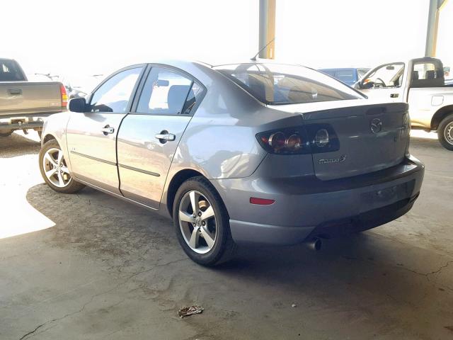 JM1BK124461422624 - 2006 MAZDA 3 S GRAY photo 3