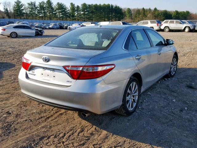 4T4BF1FK1FR487377 - 2015 TOYOTA CAMRY LE SILVER photo 4