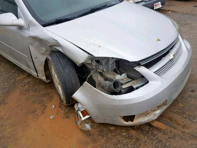 1G1AF5F59A7178722 - 2010 CHEVROLET COBALT 2LT SILVER photo 9