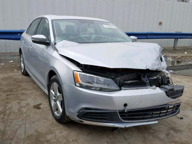 3VWLL7AJ1EM420050 - 2014 VOLKSWAGEN JETTA TDI SILVER photo 1