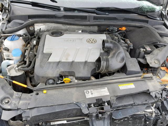 3VWLL7AJ1EM420050 - 2014 VOLKSWAGEN JETTA TDI SILVER photo 7