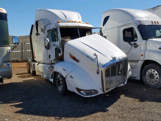 1XPHD49X99D771768 - 2009 PETERBILT 386 WHITE photo 1