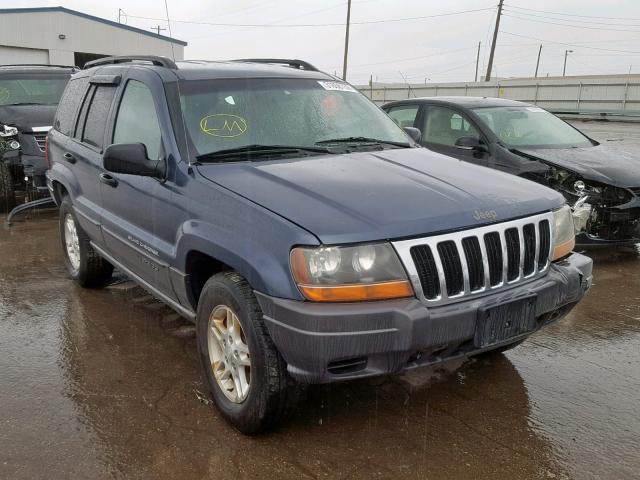 1J4GW48S92C125570 - 2002 JEEP GRAND CHER GRAY photo 1