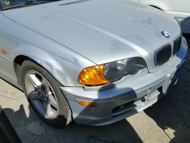 WBABM5348YJN90413 - 2000 BMW 328 CI SILVER photo 9