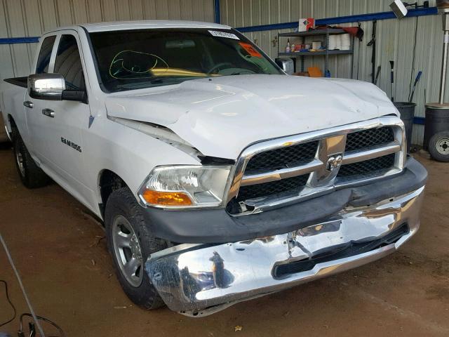 1C6RD7FPXCS203048 - 2012 DODGE RAM 1500 S WHITE photo 1