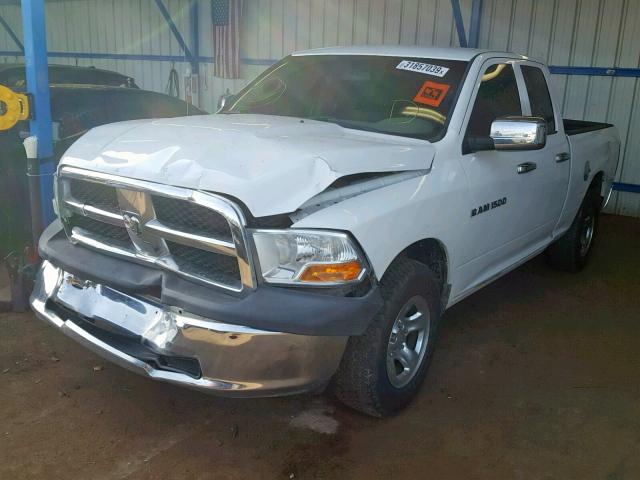 1C6RD7FPXCS203048 - 2012 DODGE RAM 1500 S WHITE photo 2