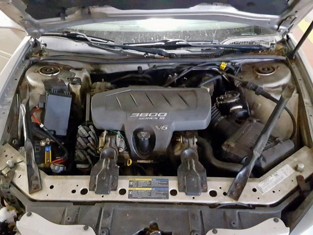 2G2WP522951284052 - 2005 PONTIAC GRAND PRIX 银色 照片 7