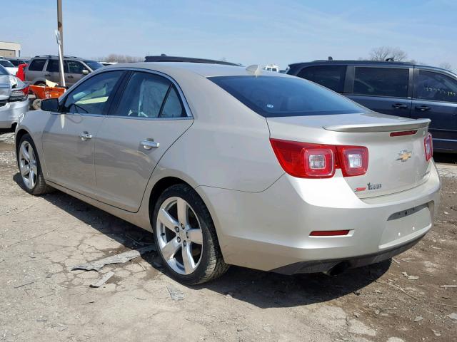 1G11J5SX8EF170631 - 2014 CHEVROLET MALIBU LTZ 金色 照片 3