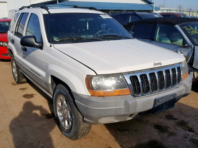 1J4GW48N5YC345324 - 2000 JEEP GRAND CHER WHITE photo 1