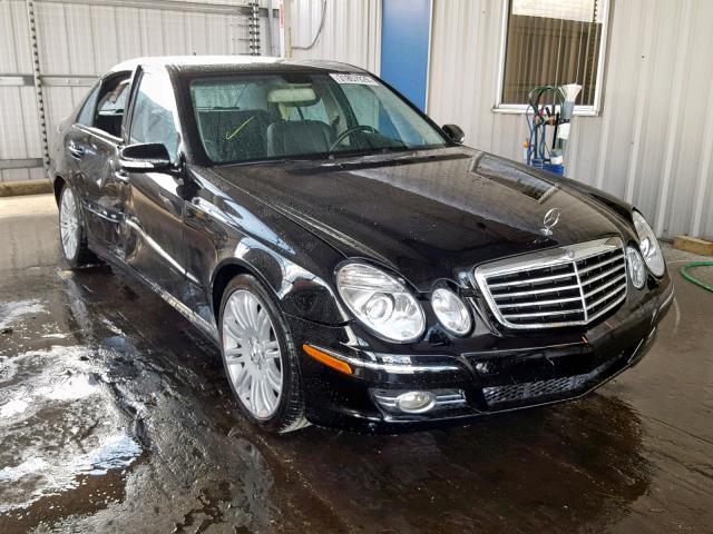 WDBUF56X77B120649 - 2007 MERCEDES-BENZ E 350 BLACK photo 1