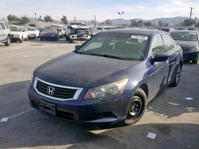 1HGCP26828A155917 - 2008 HONDA ACCORD EXL BLUE photo 2