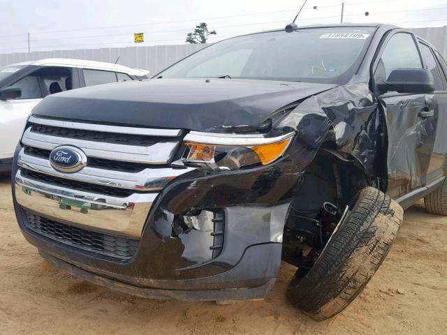 2FMDK3GC9DBB13619 - 2013 FORD EDGE SE BLACK photo 9