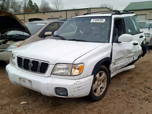 JF1SF65641H707876 - 2001 SUBARU FORESTER S WHITE photo 2