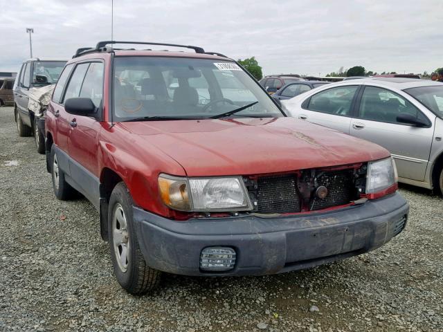JF1SF6353YH729453 - 2000 SUBARU FORESTER L RED photo 1
