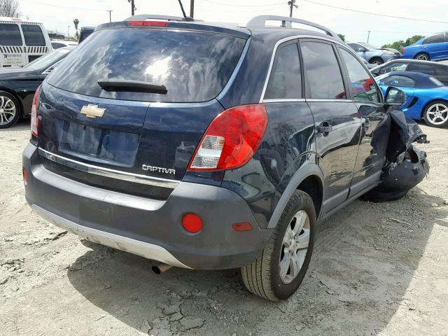 3GNAL2EK4ES620908 - 2014 CHEVROLET CAPTIVA LS 蓝色 照片 4