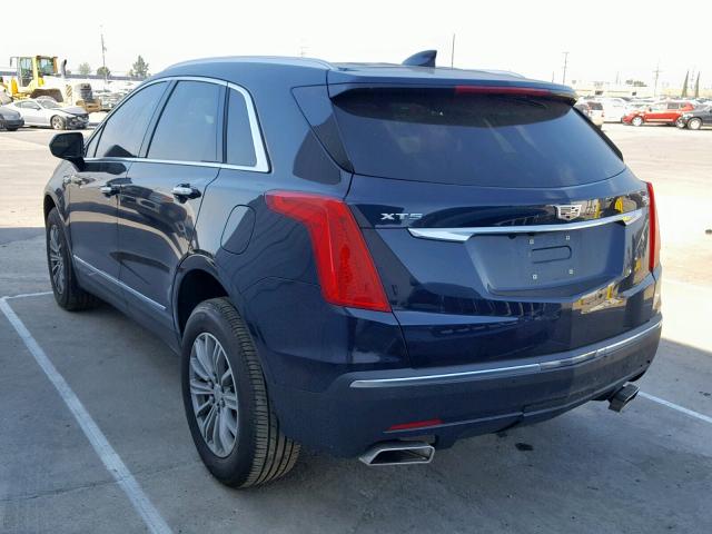 1GYKNBRS9HZ281940 - 2017 CADILLAC XT5 LUXURY BLUE photo 3