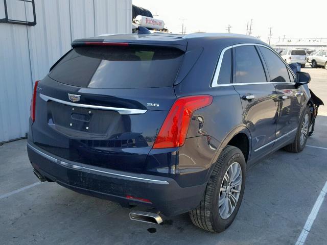 1GYKNBRS9HZ281940 - 2017 CADILLAC XT5 LUXURY BLUE photo 4