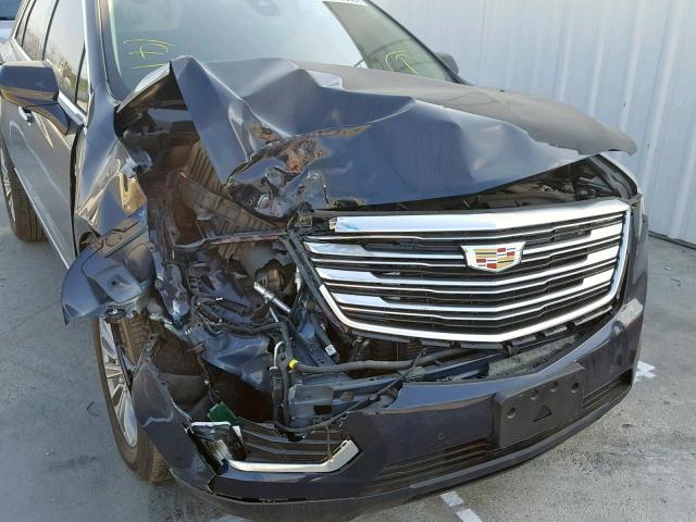 1GYKNBRS9HZ281940 - 2017 CADILLAC XT5 LUXURY BLUE photo 9