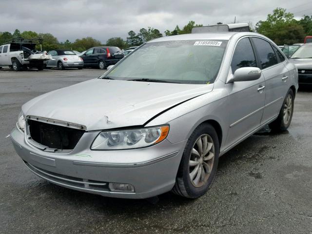 KMHFC46F87A176556 - 2007 HYUNDAI AZERA SE SILVER photo 2