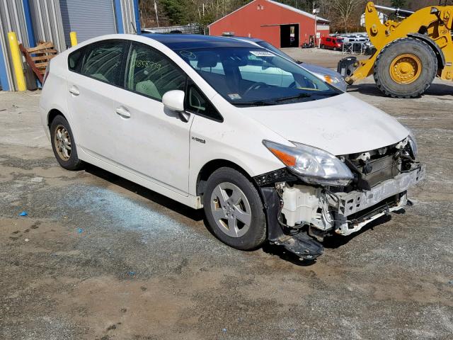 JTDKN3DU1B0280605 - 2011 TOYOTA PRIUS WHITE photo 1