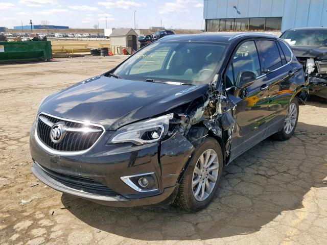 LRBFX2SA4KD002397 - 2019 BUICK ENVISION E BLACK photo 2