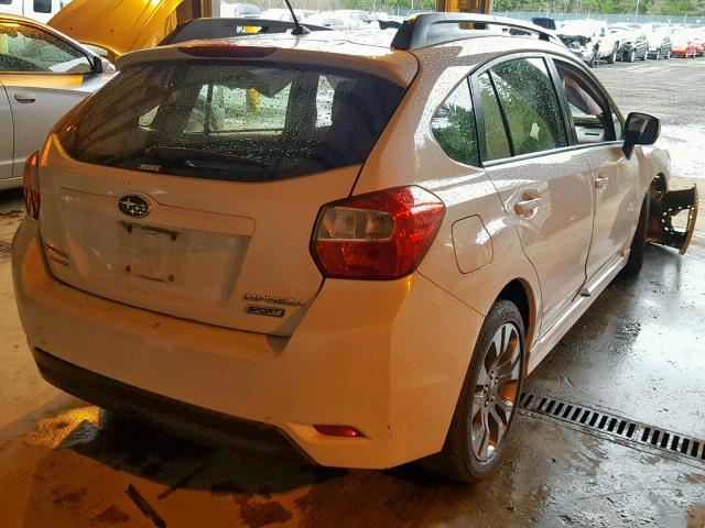 JF1GPAL62E8338000 - 2014 SUBARU IMPREZA SP WHITE photo 4