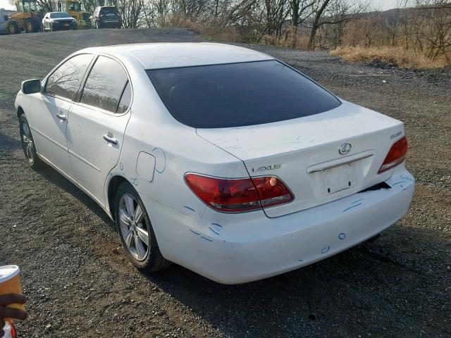 JTHBA30G765160536 - 2006 LEXUS ES 330 WHITE photo 3