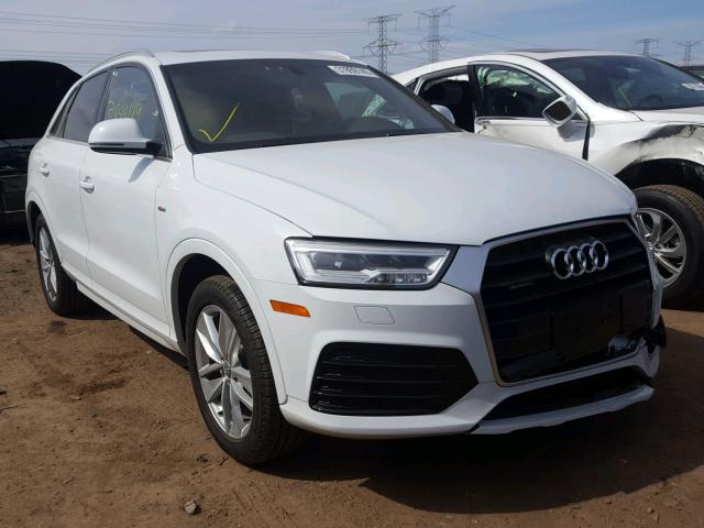 WA1JCCFS2JR022062 - 2018 AUDI Q3 PREMIUM WHITE photo 1