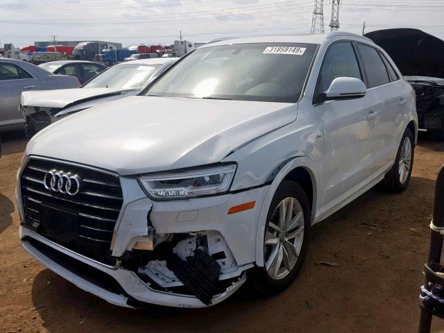 WA1JCCFS2JR022062 - 2018 AUDI Q3 PREMIUM WHITE photo 2