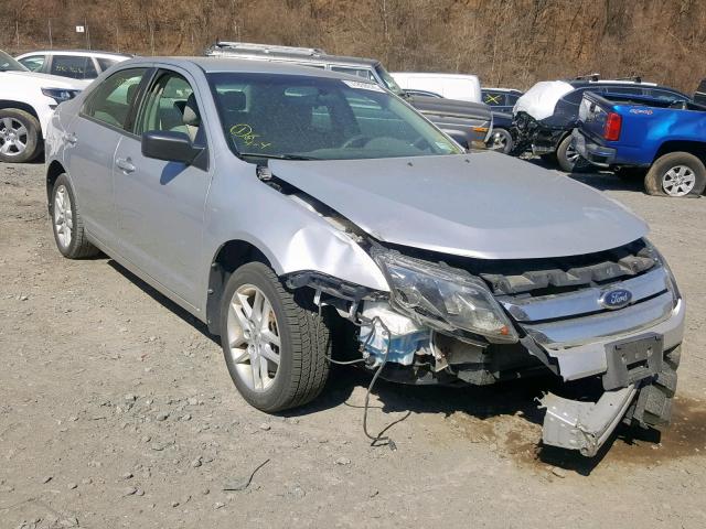 3FAHP0GA3CR426269 - 2012 FORD FUSION S GRAY photo 1