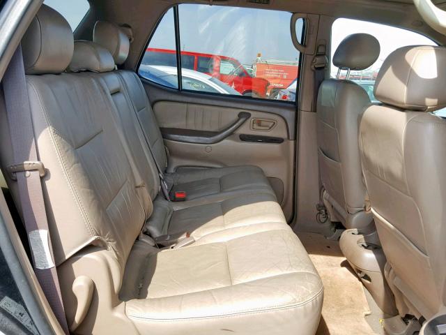 5TDBT48A12S063838 - 2002 TOYOTA SEQUOIA LI BLACK photo 6