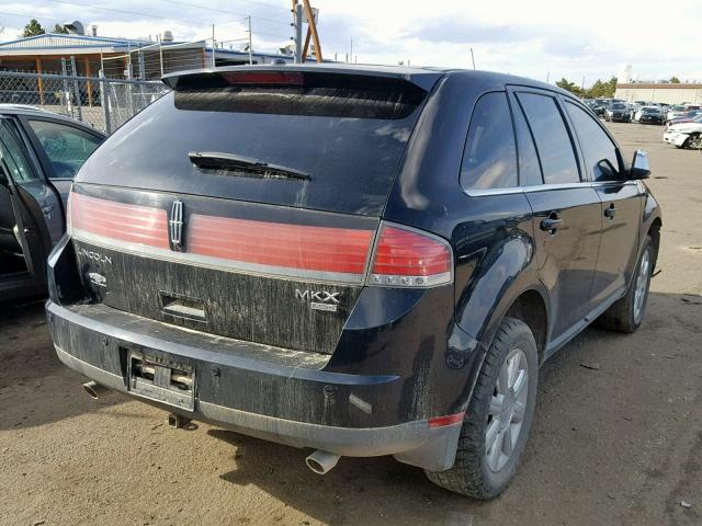 2LMDU88C07BJ09036 - 2007 LINCOLN MKX BLACK photo 4