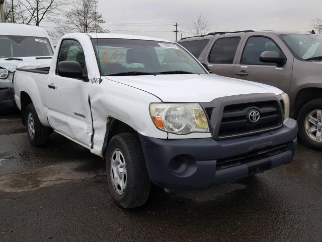 5TENX22N38Z513051 - 2008 TOYOTA TACOMA WHITE photo 1