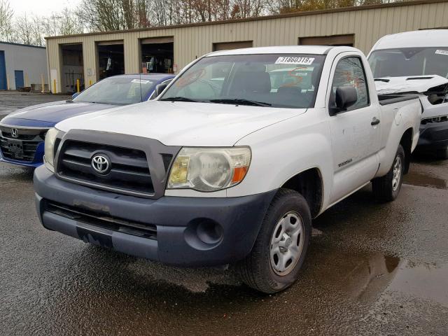 5TENX22N38Z513051 - 2008 TOYOTA TACOMA WHITE photo 2