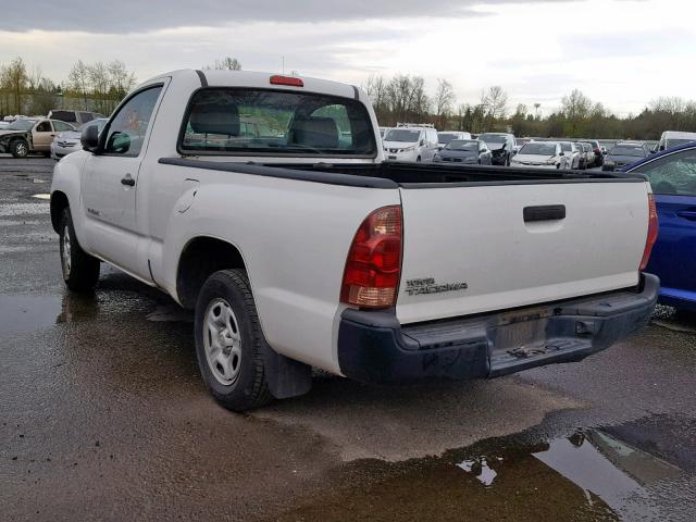 5TENX22N38Z513051 - 2008 TOYOTA TACOMA WHITE photo 3