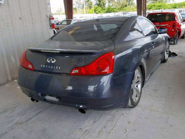 JNKCV64E48M106767 - 2008 INFINITI G37 BASE CHARCOAL photo 4