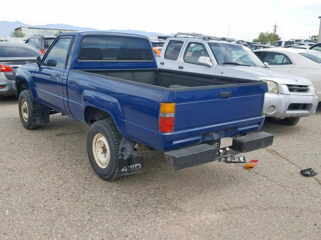 JT4RN63R9G0021445 - 1986 TOYOTA PICKUP RN6 BLUE photo 3